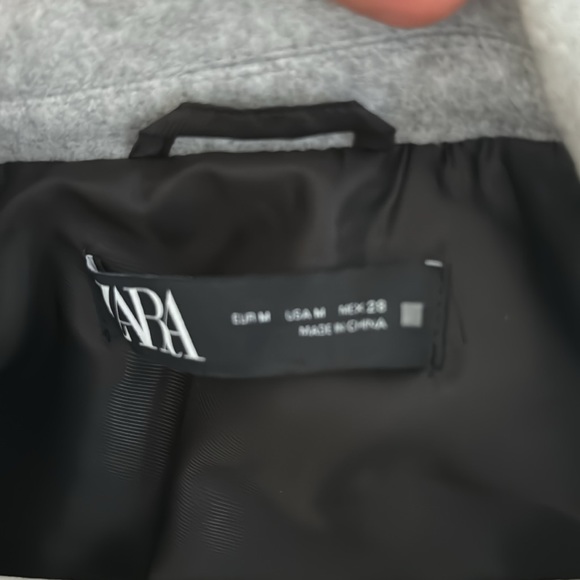 NWT Zara Tailored Double Breasted Blazer Size M - Picture 16 of 16